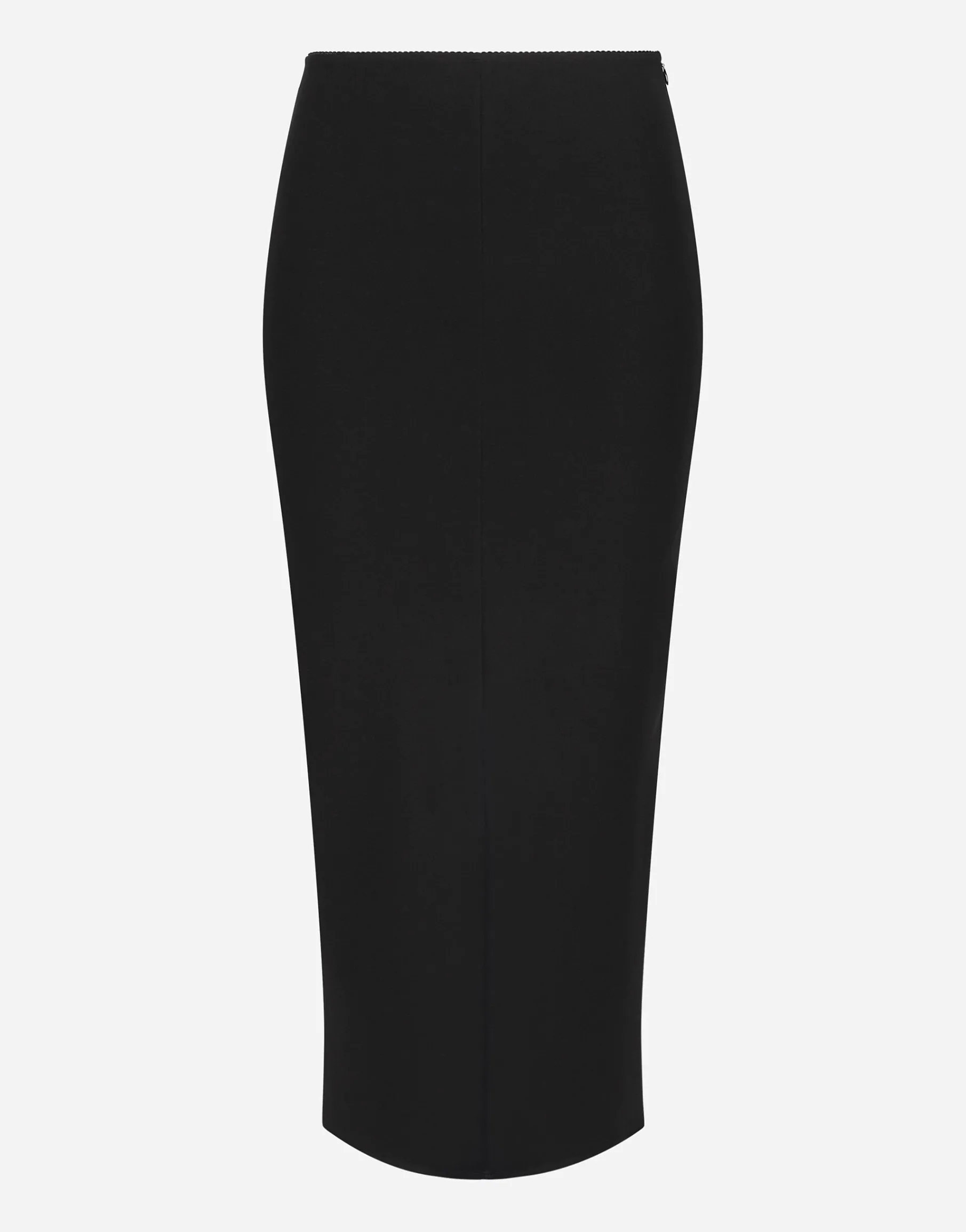 Jersey full Milano calf-length skirt