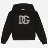 Jersey hoodie with DG logo