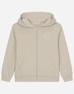 Jersey hoodie with DG logo