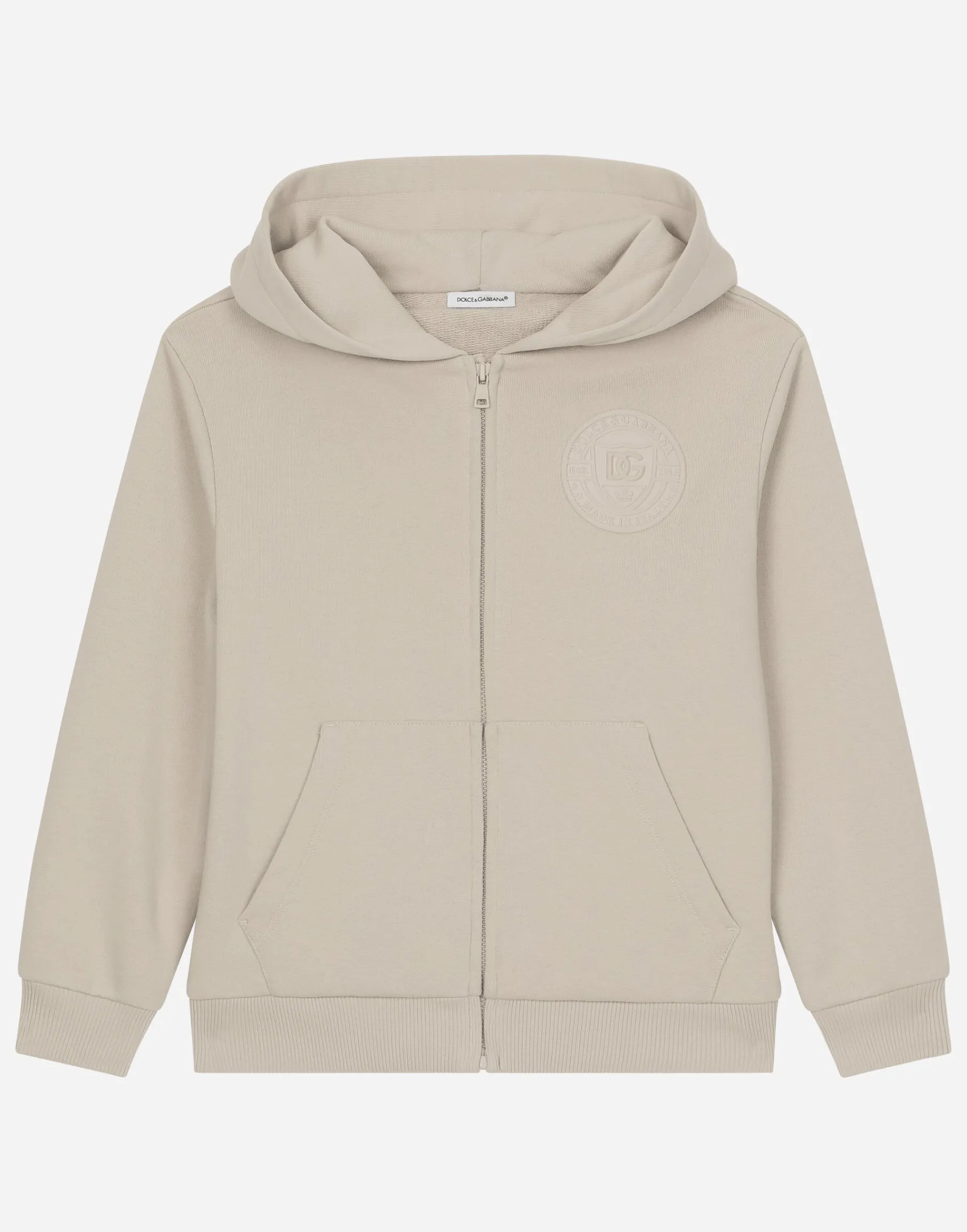 Jersey hoodie with DG logo