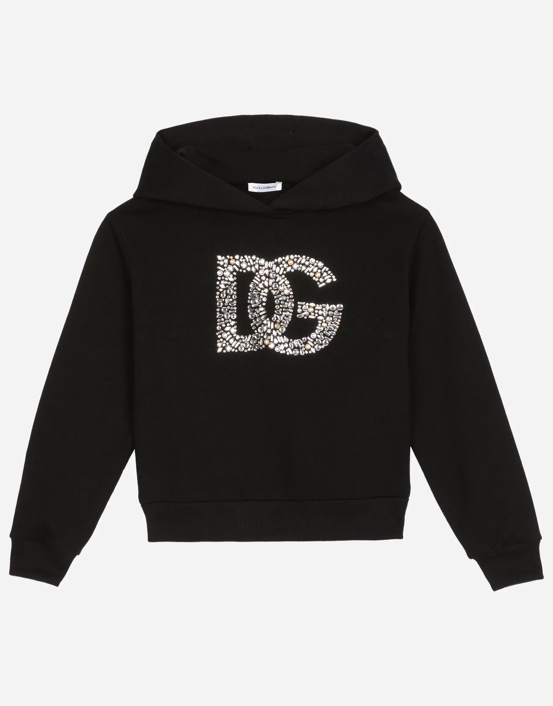 Jersey hoodie with DG logo