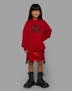 Jersey hoodie with DG logo