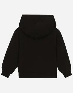 Jersey hoodie with Dolce&Gabbana logo