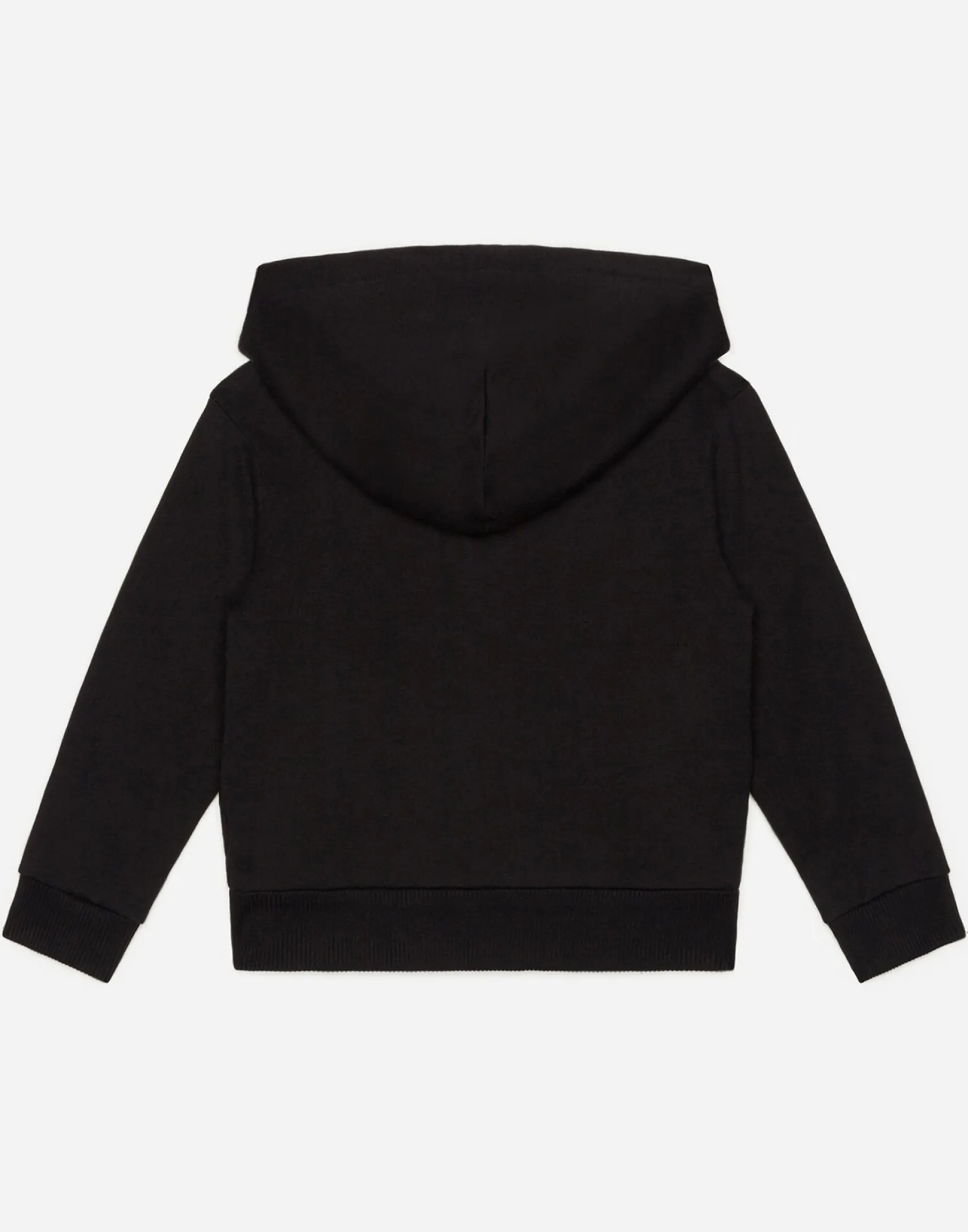 Jersey hoodie with logo embroidery