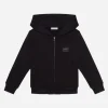 Jersey hoodie with plate