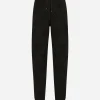 Jersey jogging pants with cut-out and DG logo