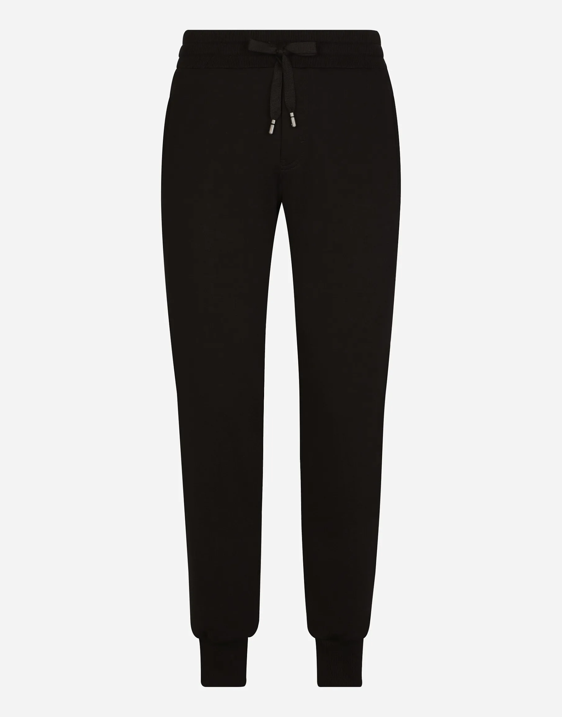Jersey jogging pants with DG embroidery