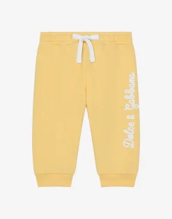 Jersey jogging pants with Dolce&Gabbana logo