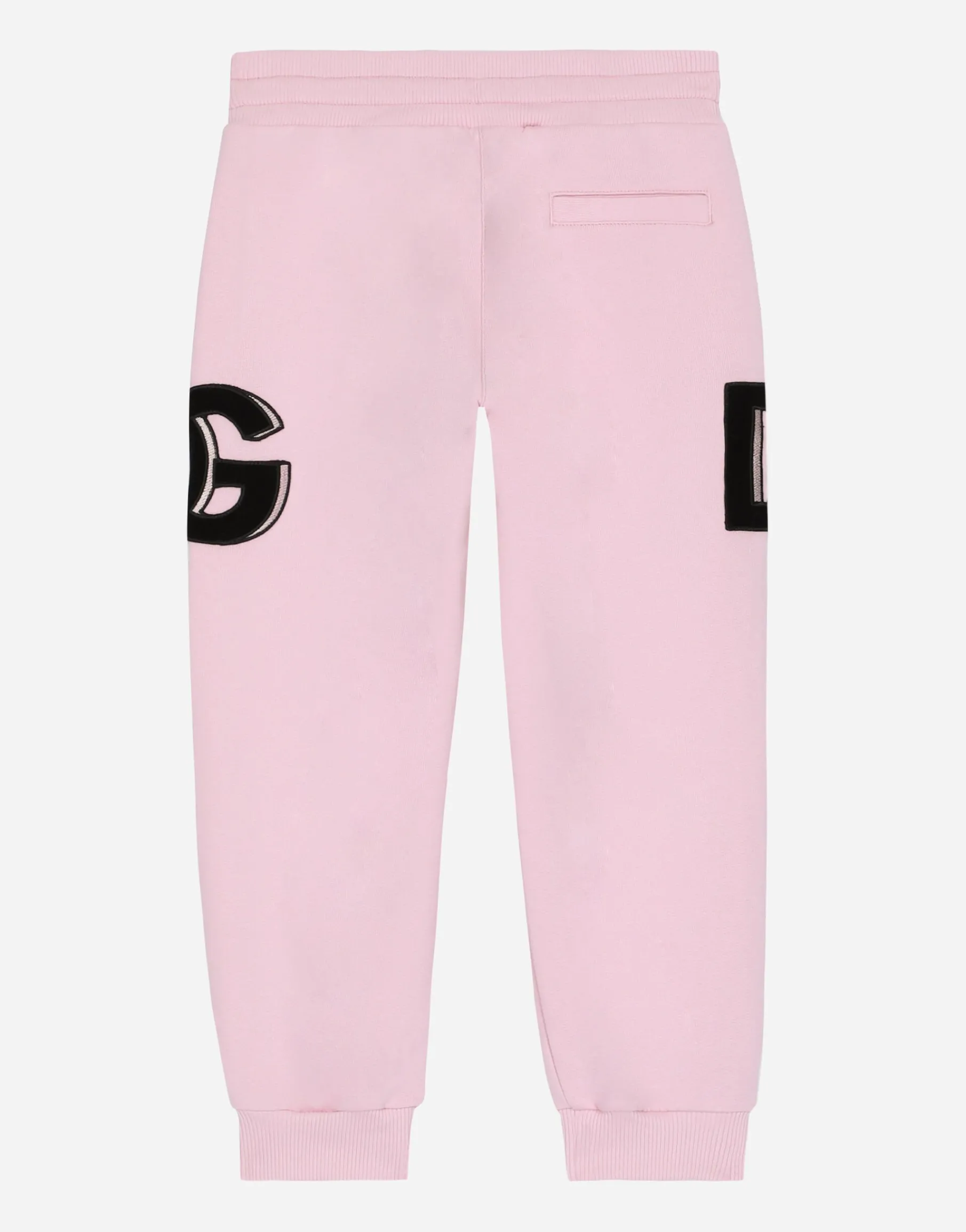 Jersey jogging pants with DG logo patch