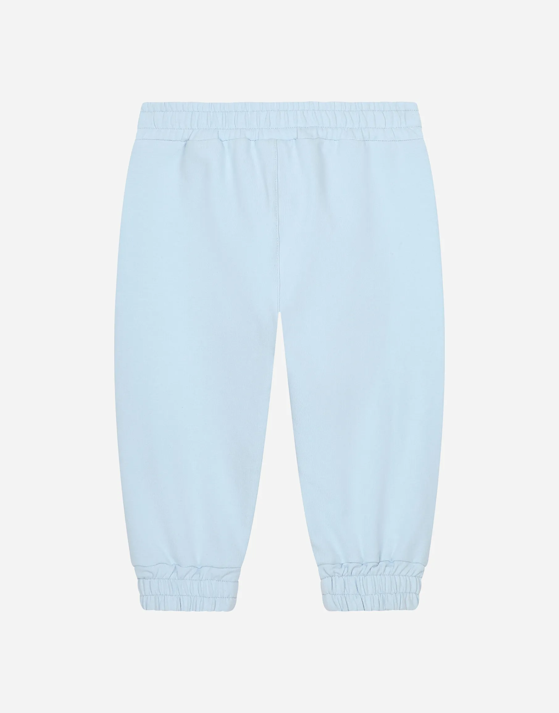 Jersey jogging pants with logo print