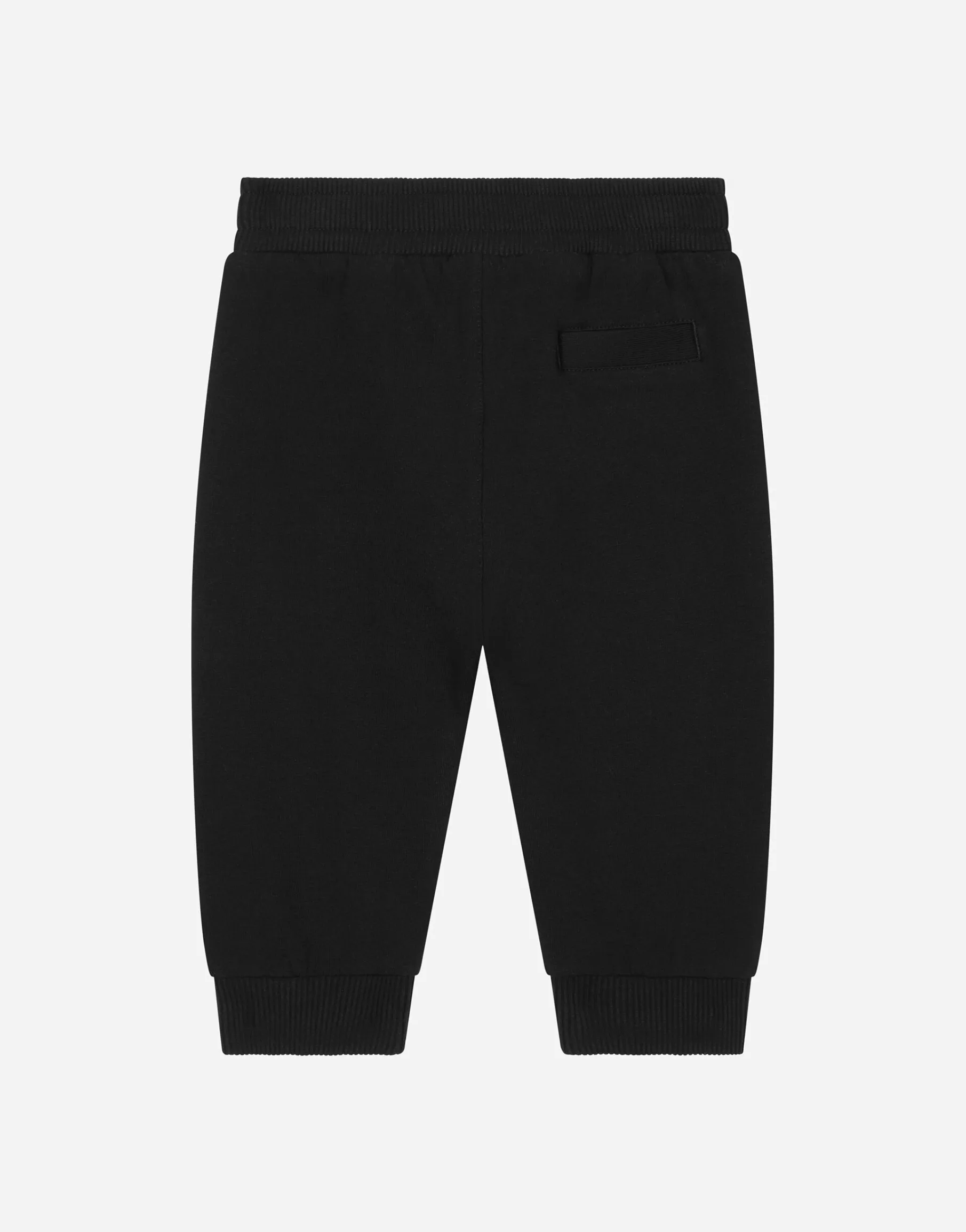 Jersey jogging pants with logo print