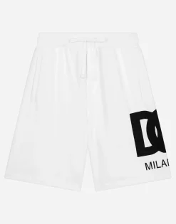 Jersey jogging shorts