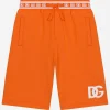 Jersey jogging shorts with DG logo
