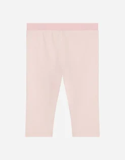 Jersey leggings with elasticated band