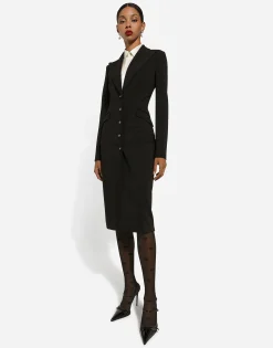 Jersey Milano rib coat