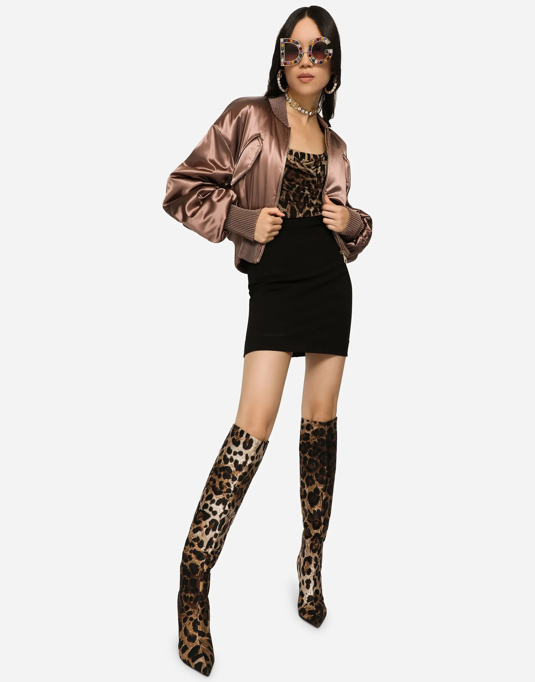 Jersey miniskirt