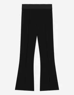 Jersey pants with Dolce&Gabbana logo