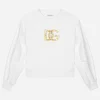 Jersey round-neck sweatshirt with DG logo