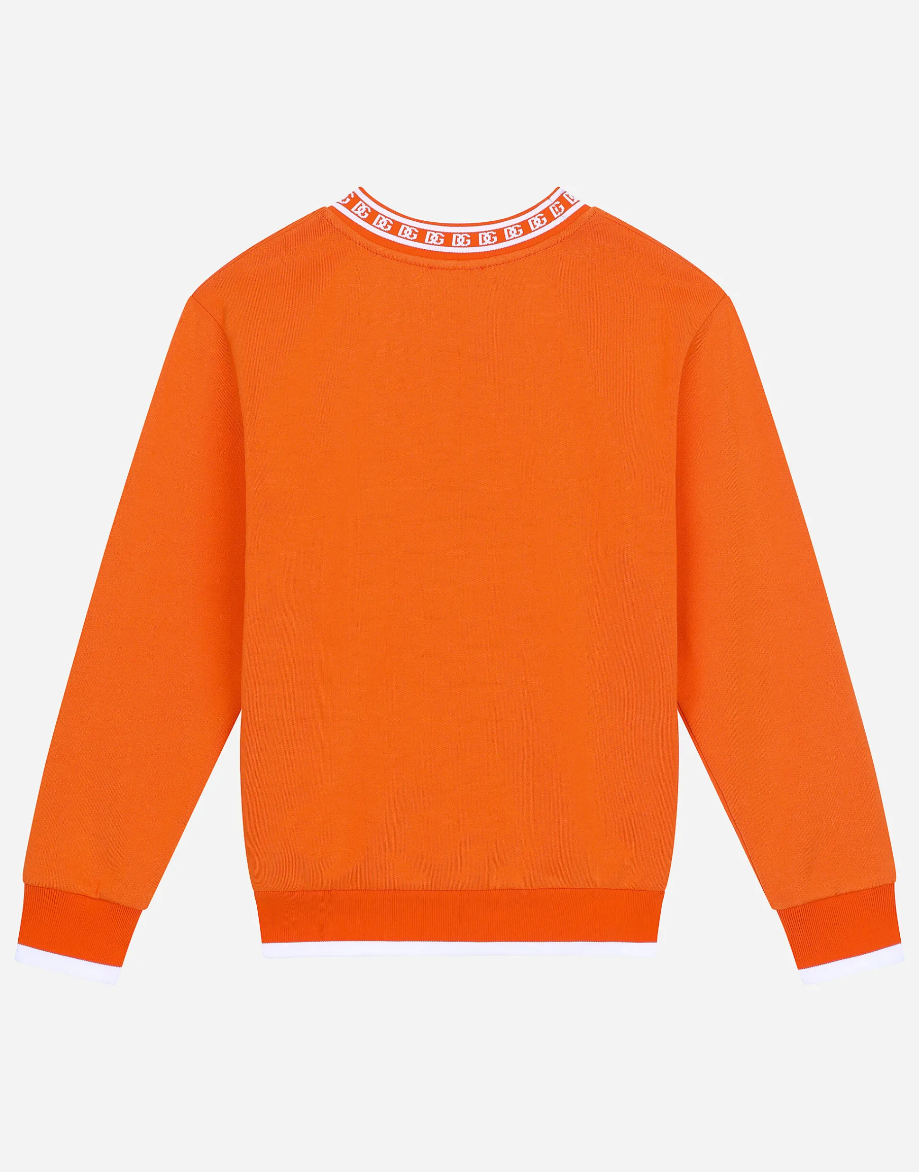 Jersey round-neck sweatshirt with DG logo