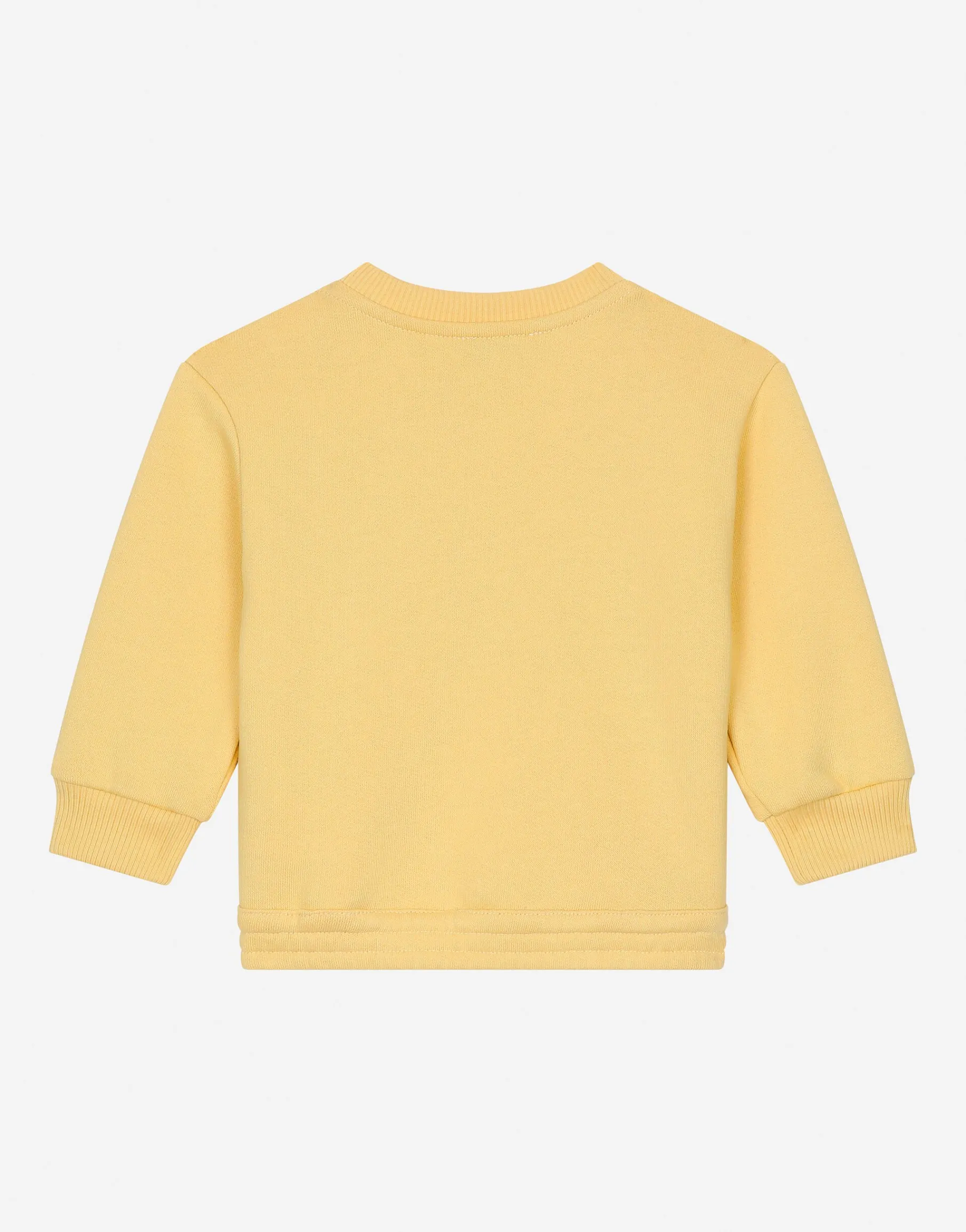 Jersey round-neck sweatshirt with Dolce&Gabbana logo