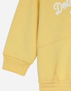Jersey round-neck sweatshirt with Dolce&Gabbana logo