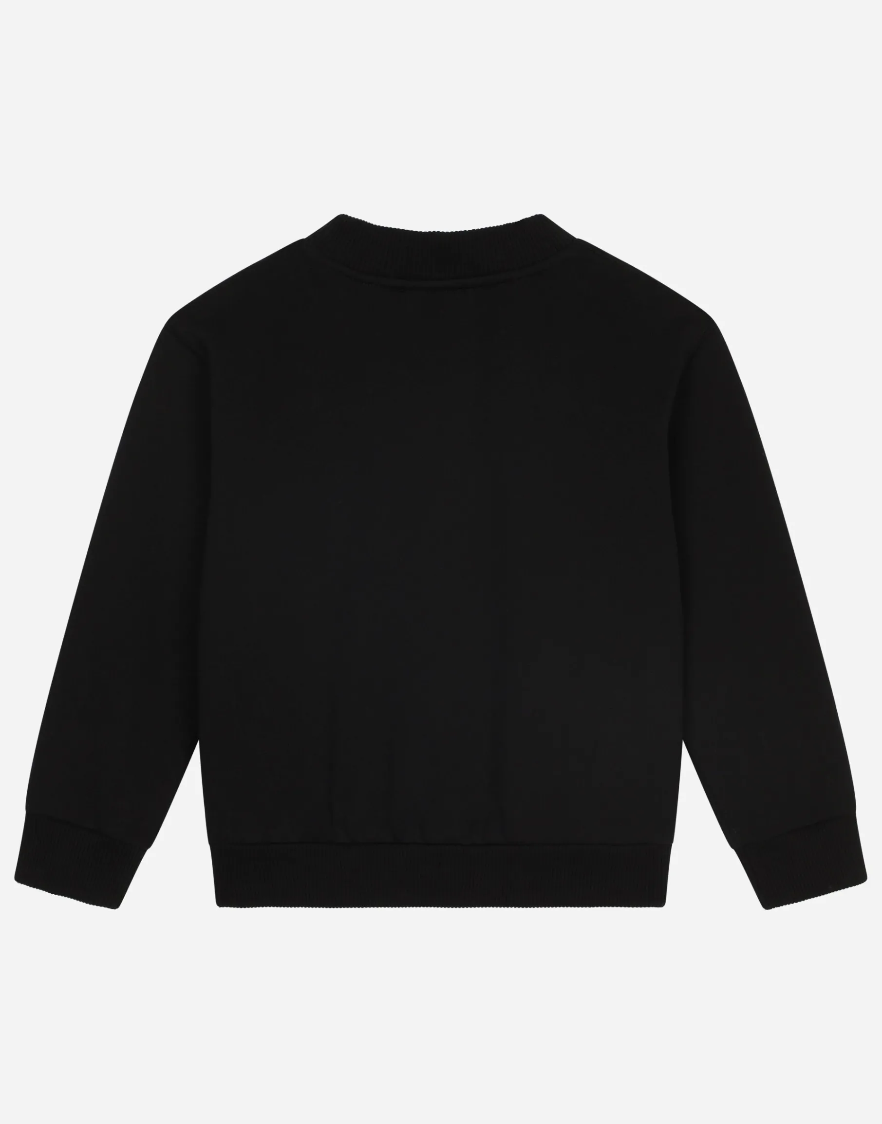 Jersey round-neck sweatshirt with DG Milano embroidery