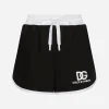 Jersey shorts with DG logo embroidery