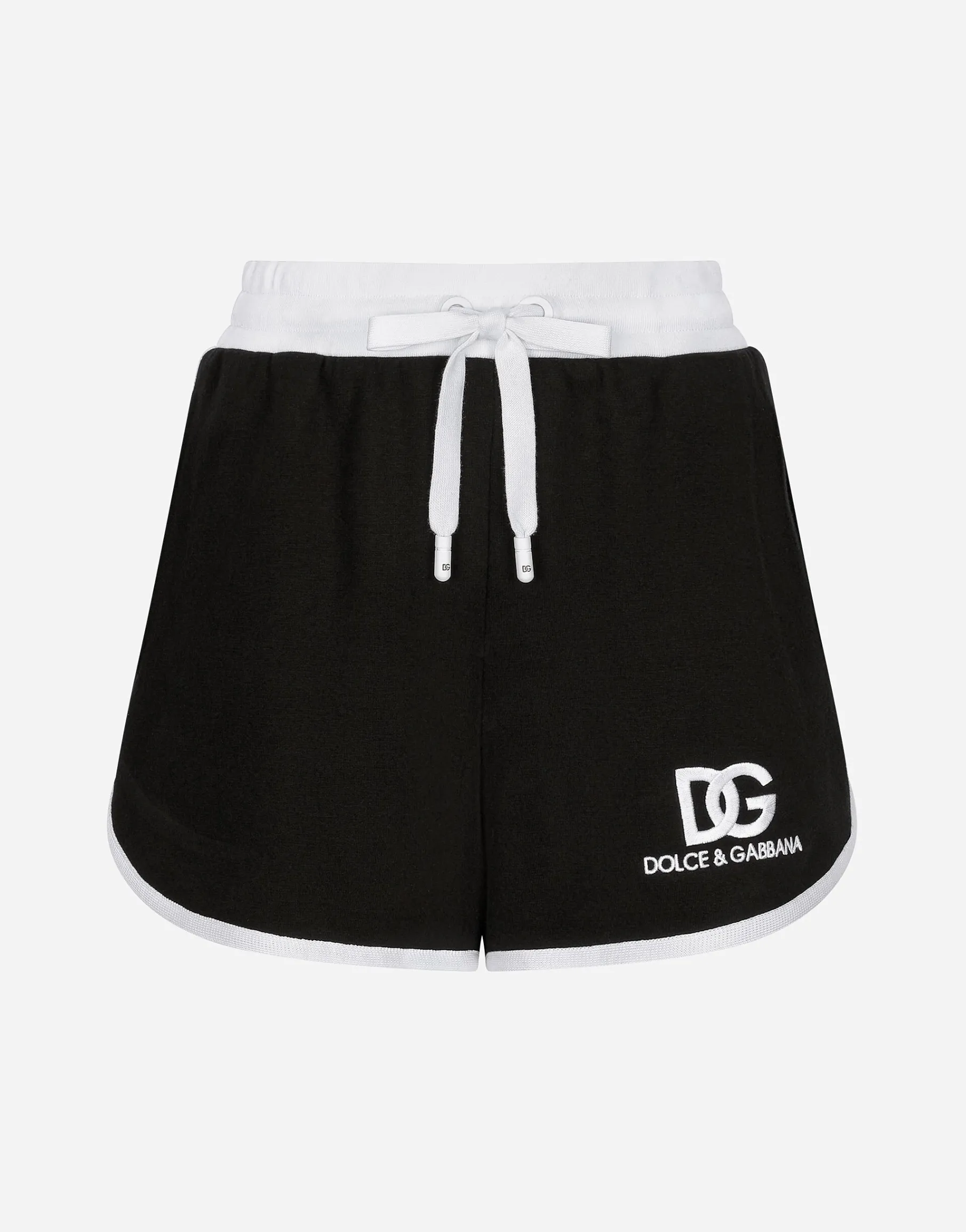 Jersey shorts with DG logo embroidery