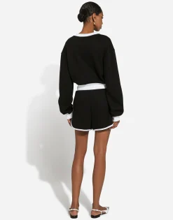 Jersey shorts with DG logo embroidery