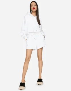 Jersey shorts with embossed DG logo