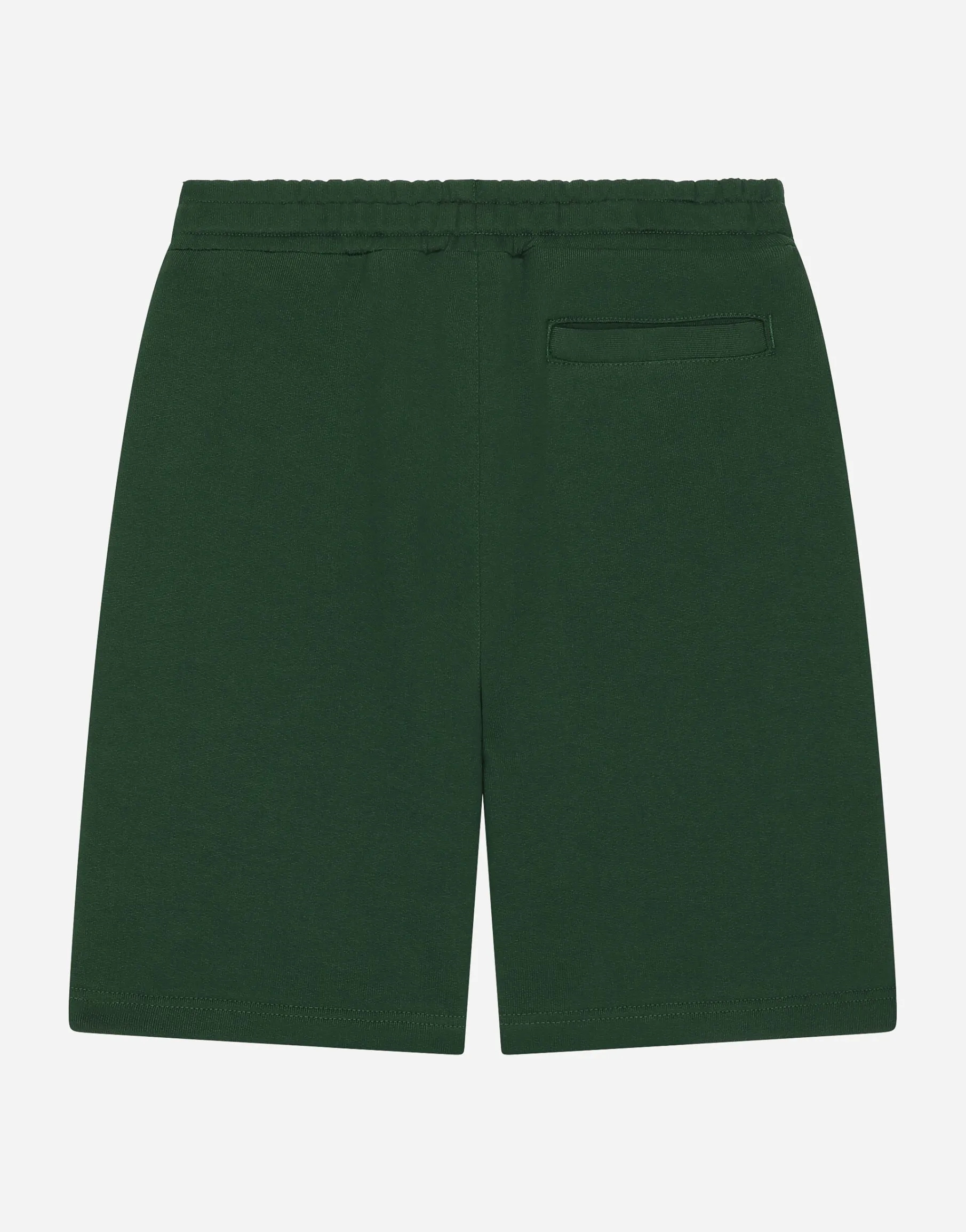 Jersey shorts with logo tag