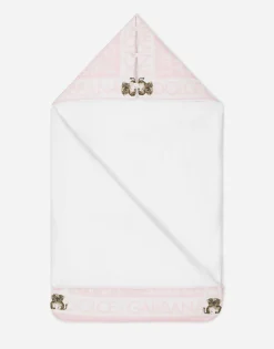 Jersey sleep sack with all-over logo print