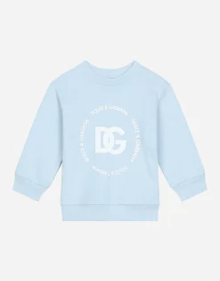 Jersey sweatshirt with DG logo
