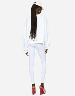 Jersey sweatshirt with DG patch