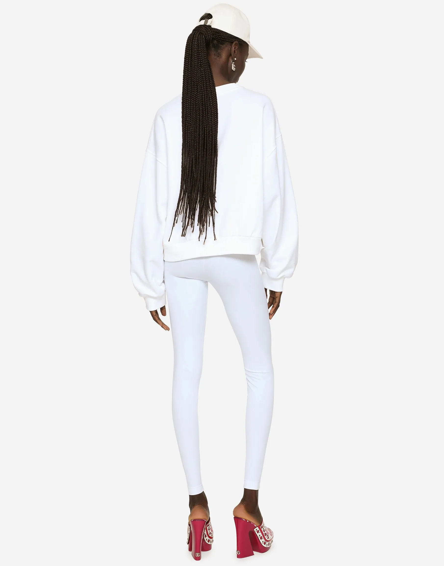 Jersey sweatshirt with DG patch