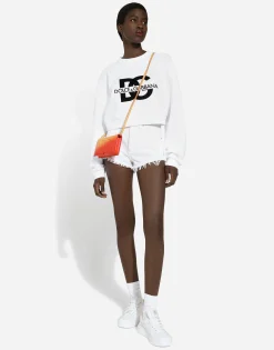 Jersey sweatshirt with DG logo embroidery