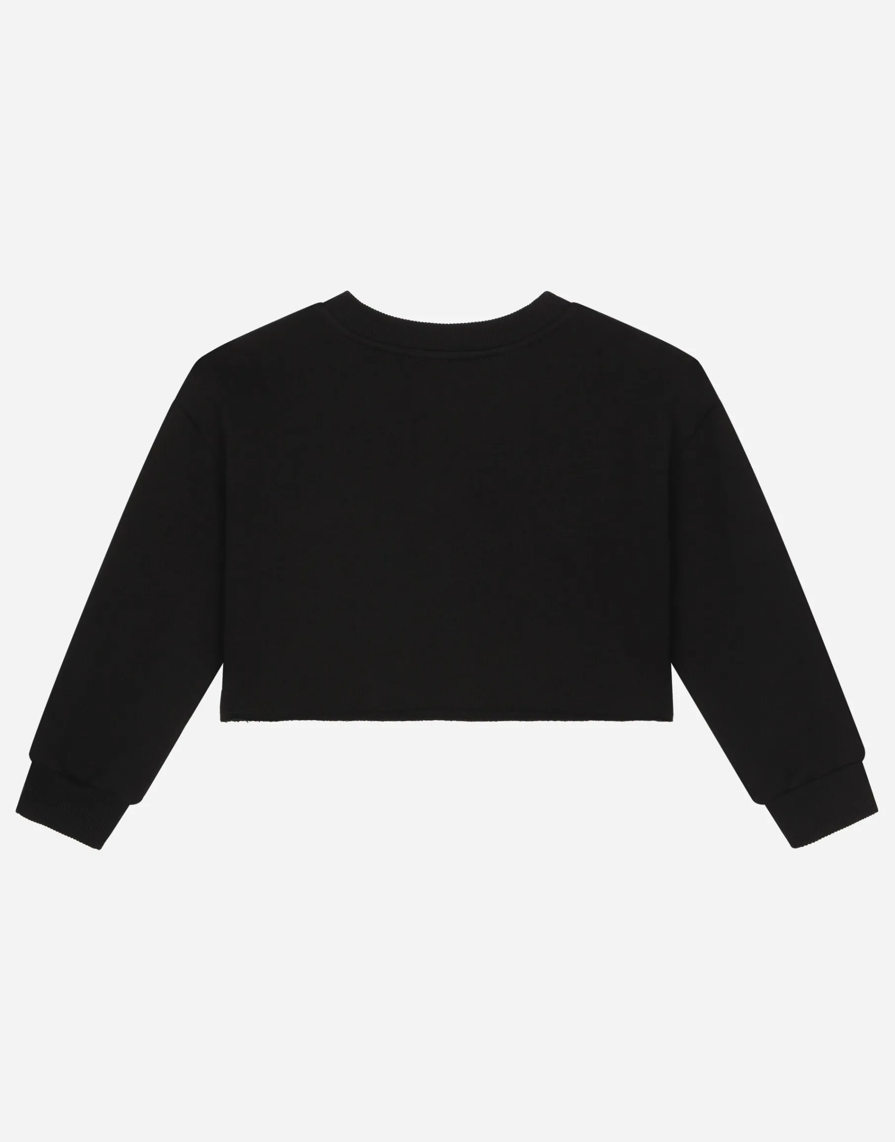 Jersey sweatshirt with Dolce&Gabbana embroidery