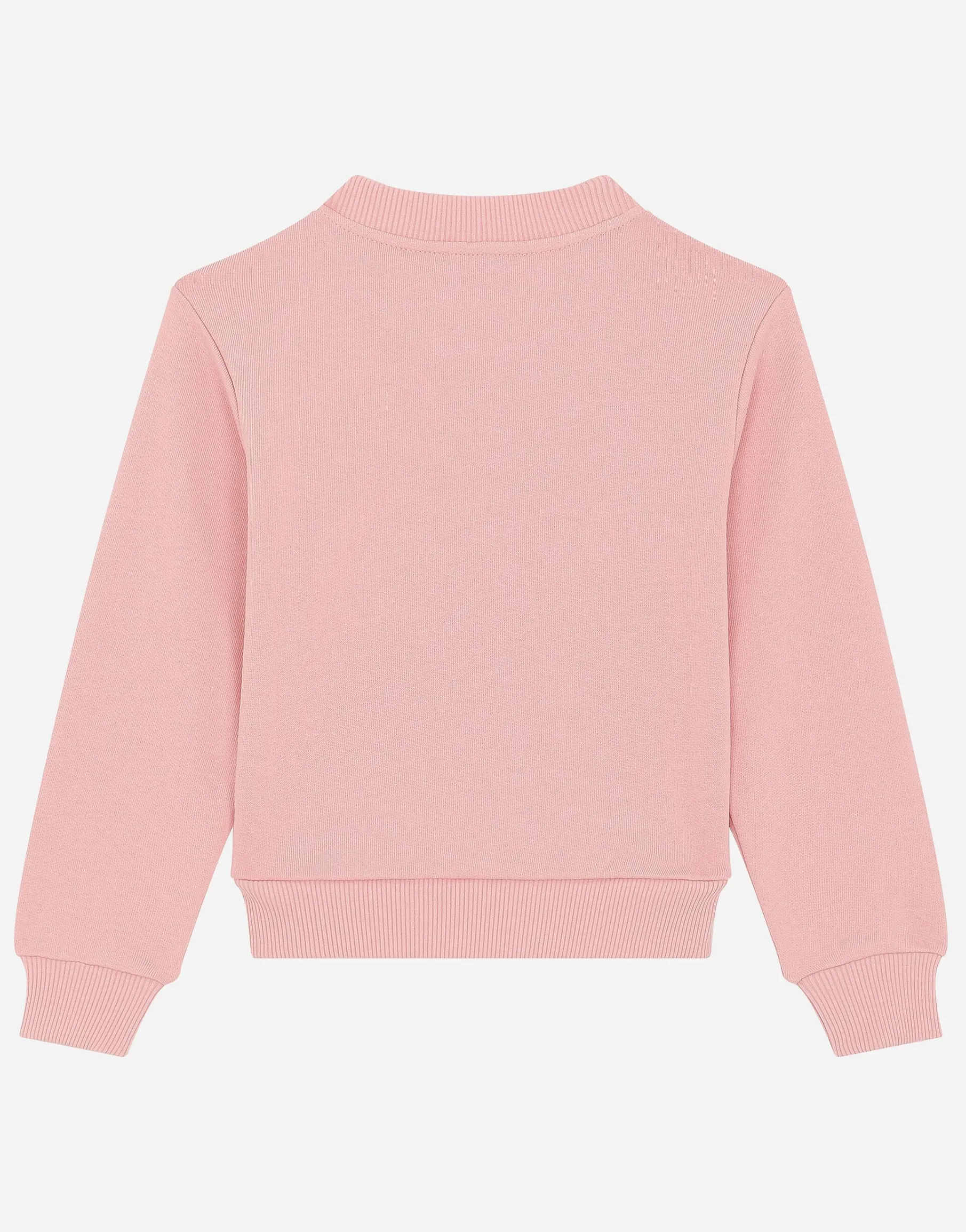 Jersey sweatshirt with logo tag