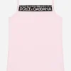Jersey tank top with Dolce&Gabbana logo