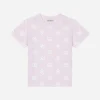 Jersey T-shirt with all-over DG logo print