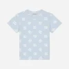Jersey T-shirt with all-over DG logo print