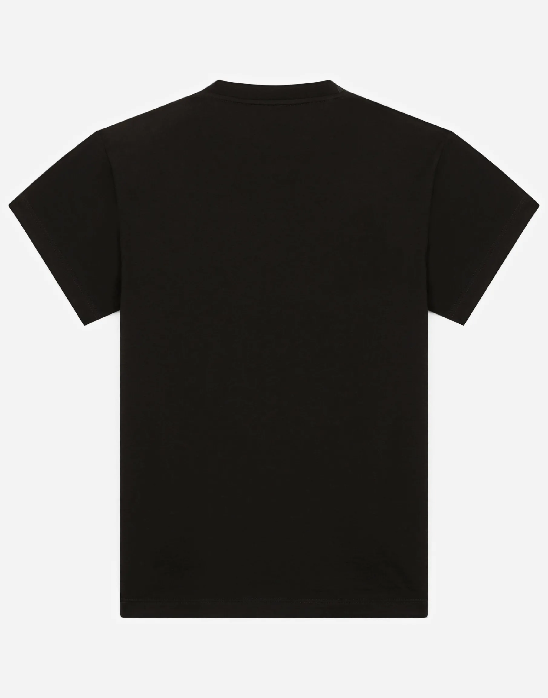 Jersey T-shirt with bee embroidery