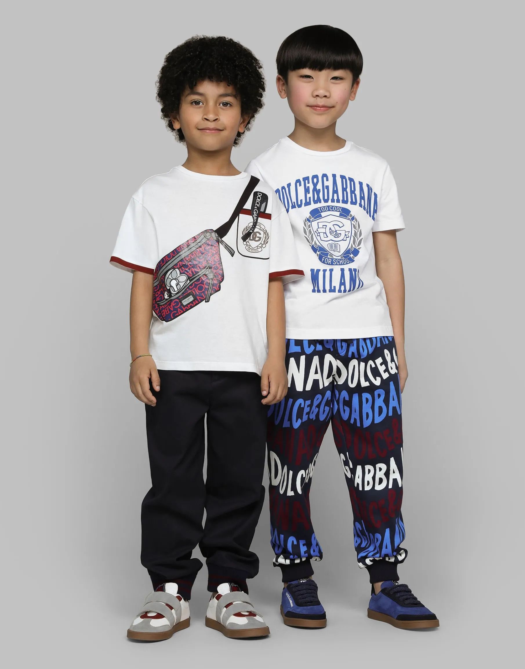 Jersey T-shirt with belt-bag print