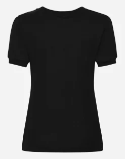 Jersey T-shirt with crystal DG embellishment