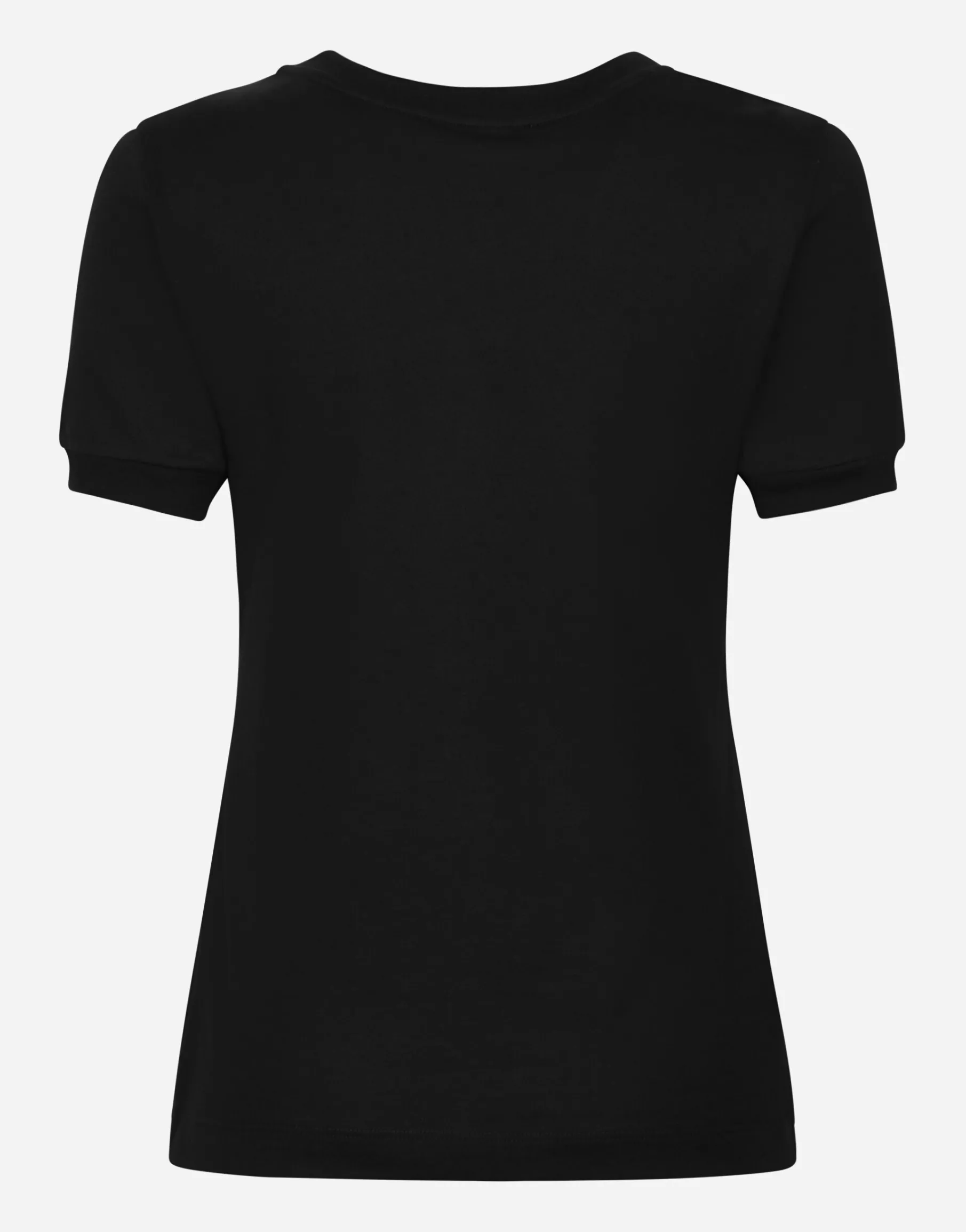Jersey T-shirt with crystal DG embellishment
