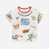 Jersey T-shirt with DG design print