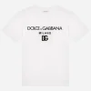 Jersey T-shirt with DG embroidery