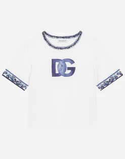 Jersey T-shirt with DG logo