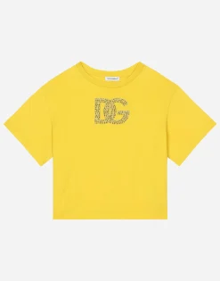 Jersey T-shirt with DG logo
