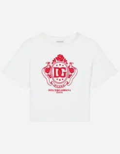 Jersey T-shirt with DG logo